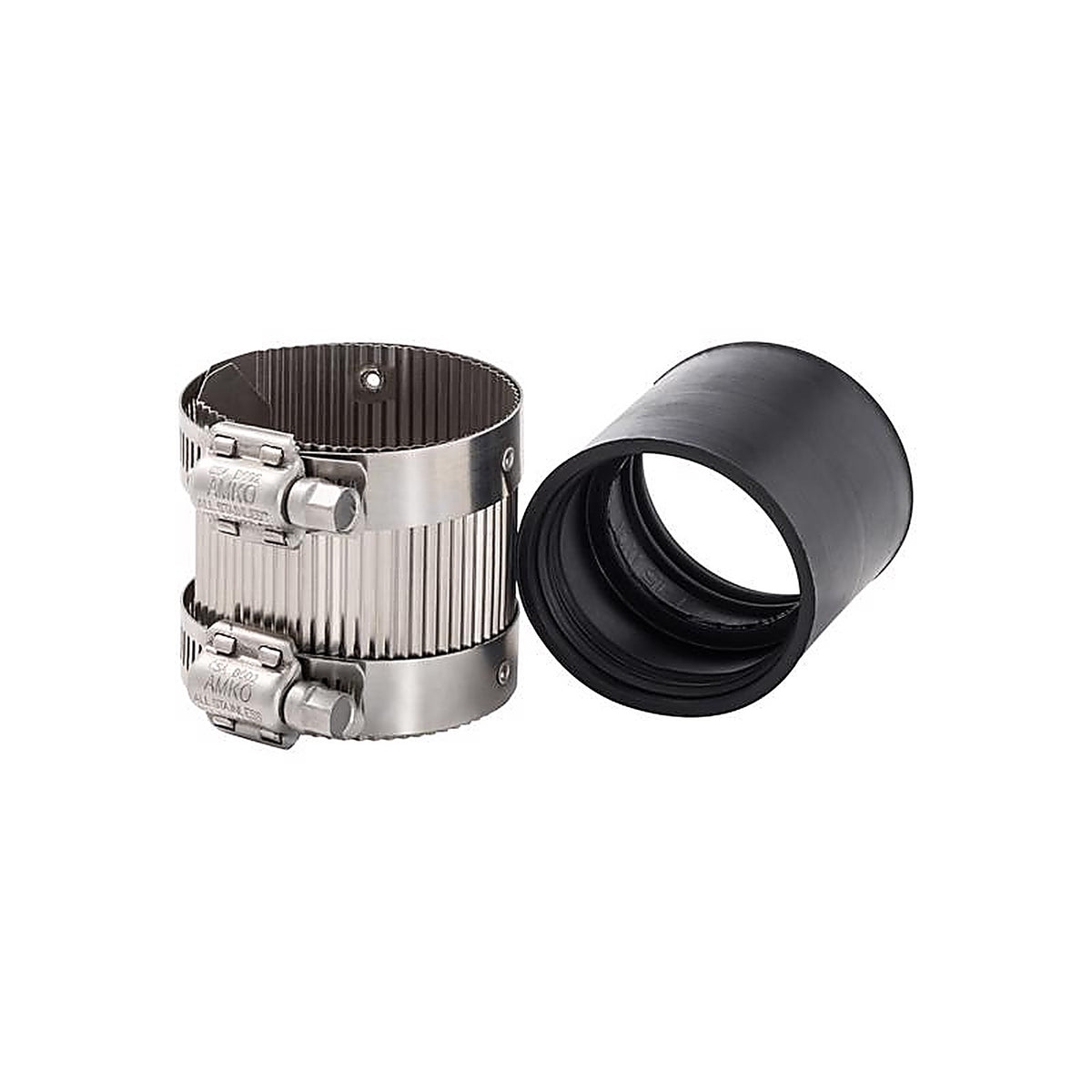 Proline - NHC-150 - Bk Products 1-1/2 In. Hub Sizes X 1-1/2 In. D Hub Sizes Neoprene/Stainless Steel No Hub Coup