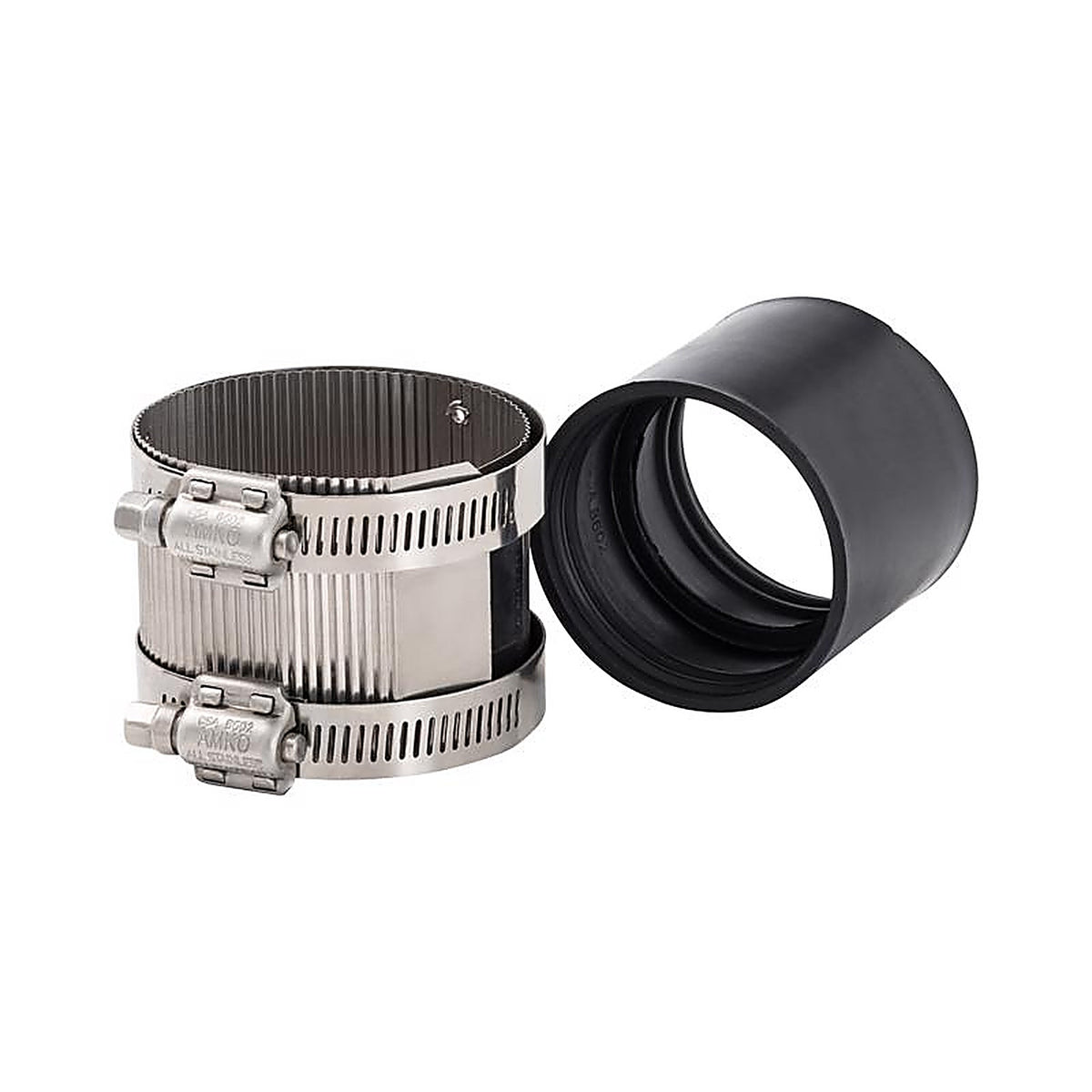 Proline - NHC-200 - Bk Products 2 In. Hub Sizes X 2 In. D Hub Sizes Neoprene/Stainless Steel No Hub Coupling 1 P