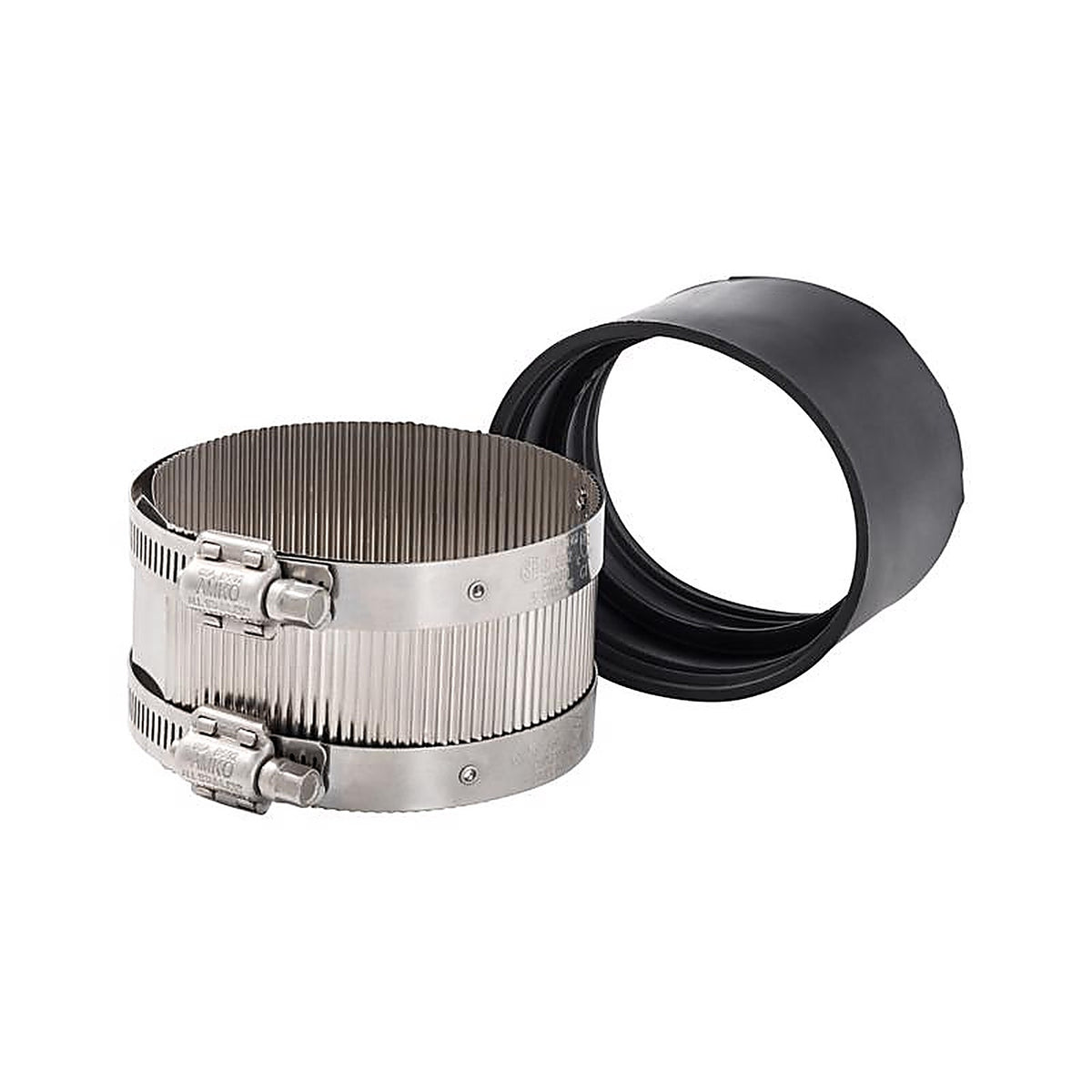 Proline - NHC-400 - Bk Products 4 In. Hub Sizes X 4 In. D Hub Sizes Neoprene/Stainless Steel No Hub Coupling 1 P