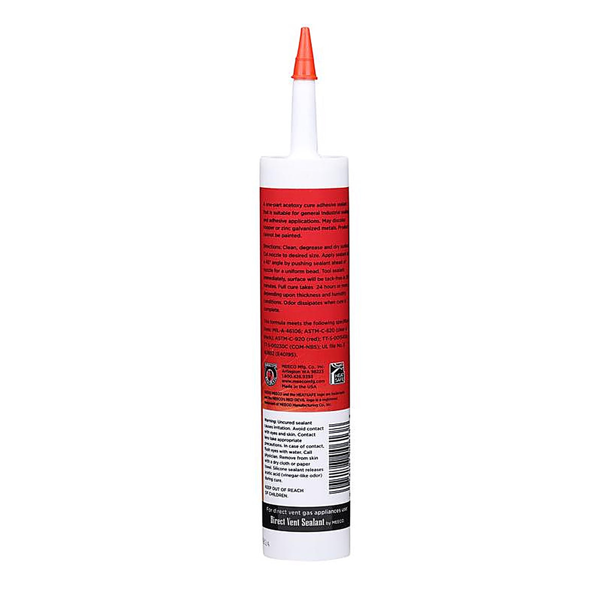 Meecos - 613 - Red Devil High Heat Silicone Sealant