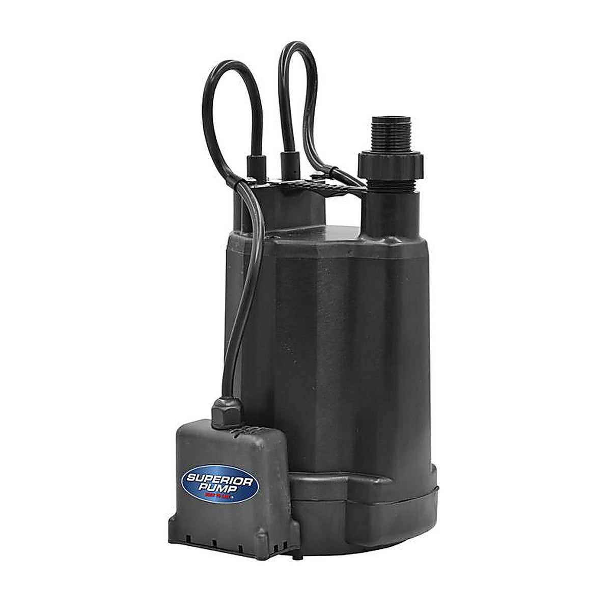 Superior Pump - 91246 - 1/4 HP 1800 GPH Thermoplastic Automatic Utility Pump