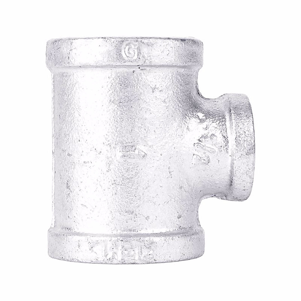 STZ - 501877 - Industries 1 In. Fip X 1 In. D Fip 0.5 In. D Fip Galvanized Malleable Iron Reducing Tee