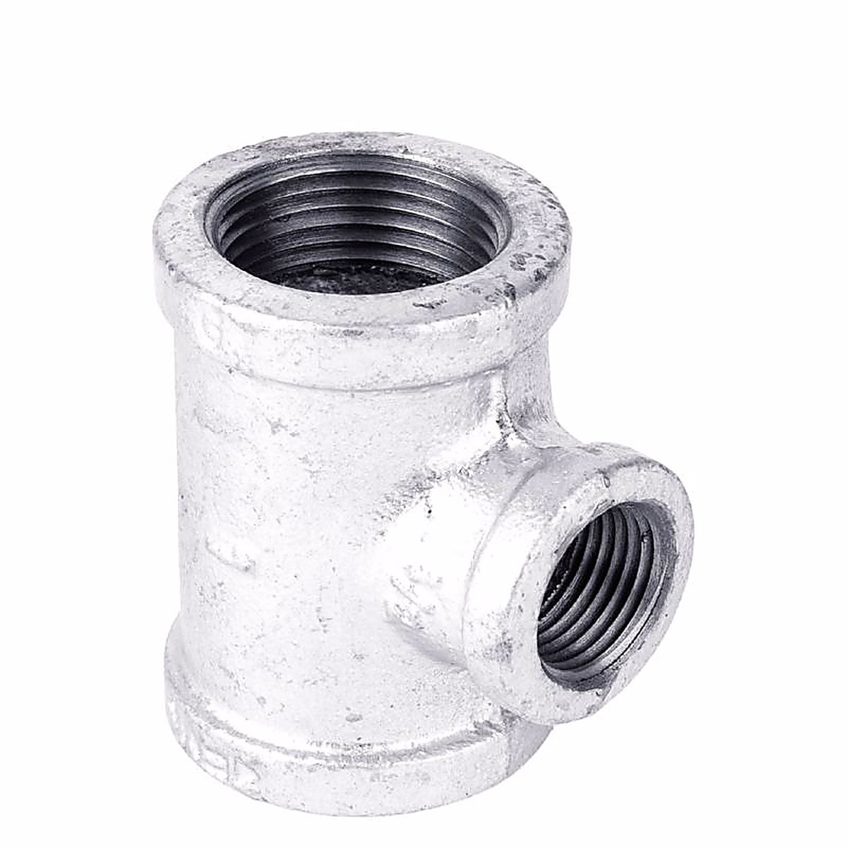 STZ - 501877 - Industries 1 In. Fip X 1 In. D Fip 0.5 In. D Fip Galvanized Malleable Iron Reducing Tee