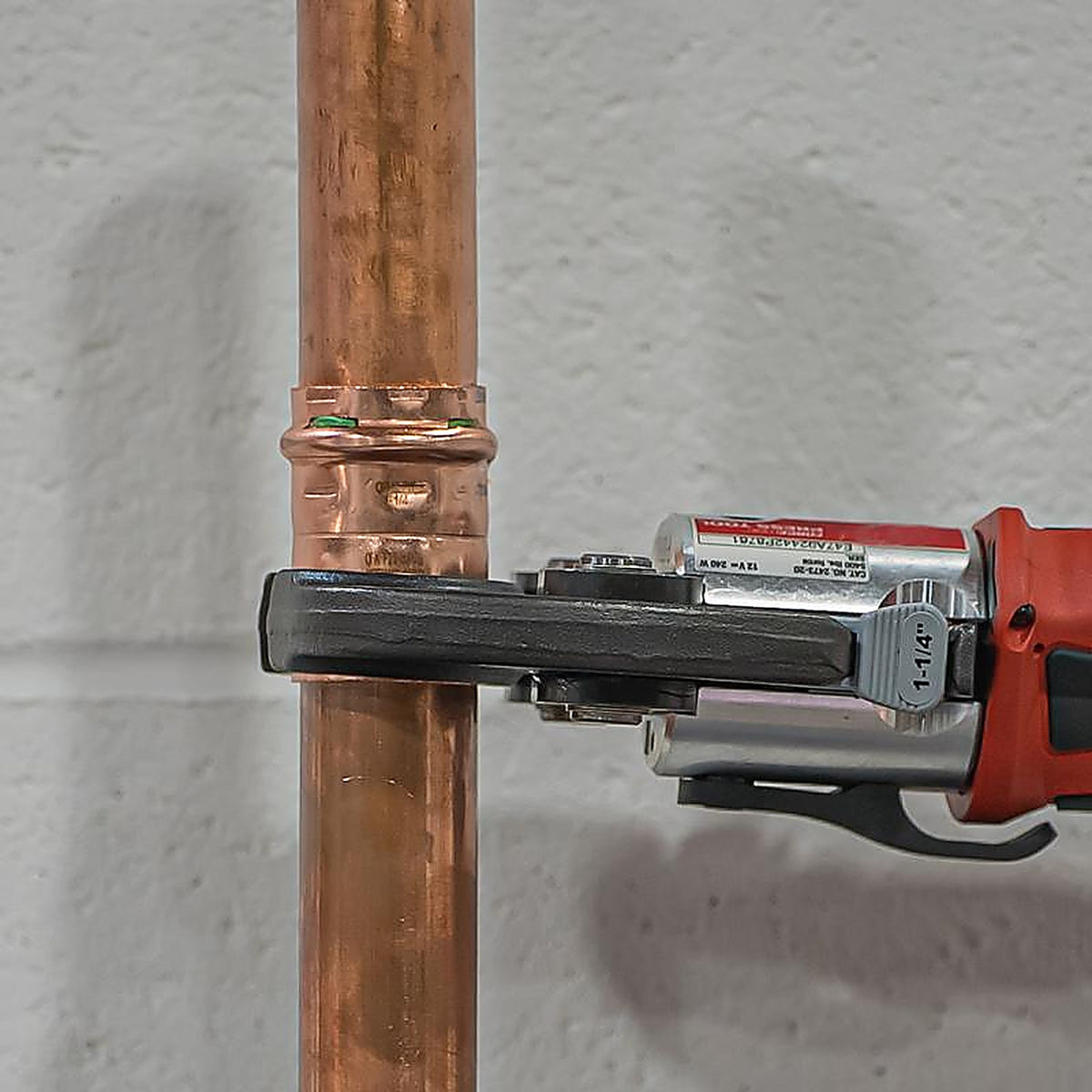 QuickFitting - SPWC44R - 1-1/4 In. Press In. Press In. Copper Coupling with Stop