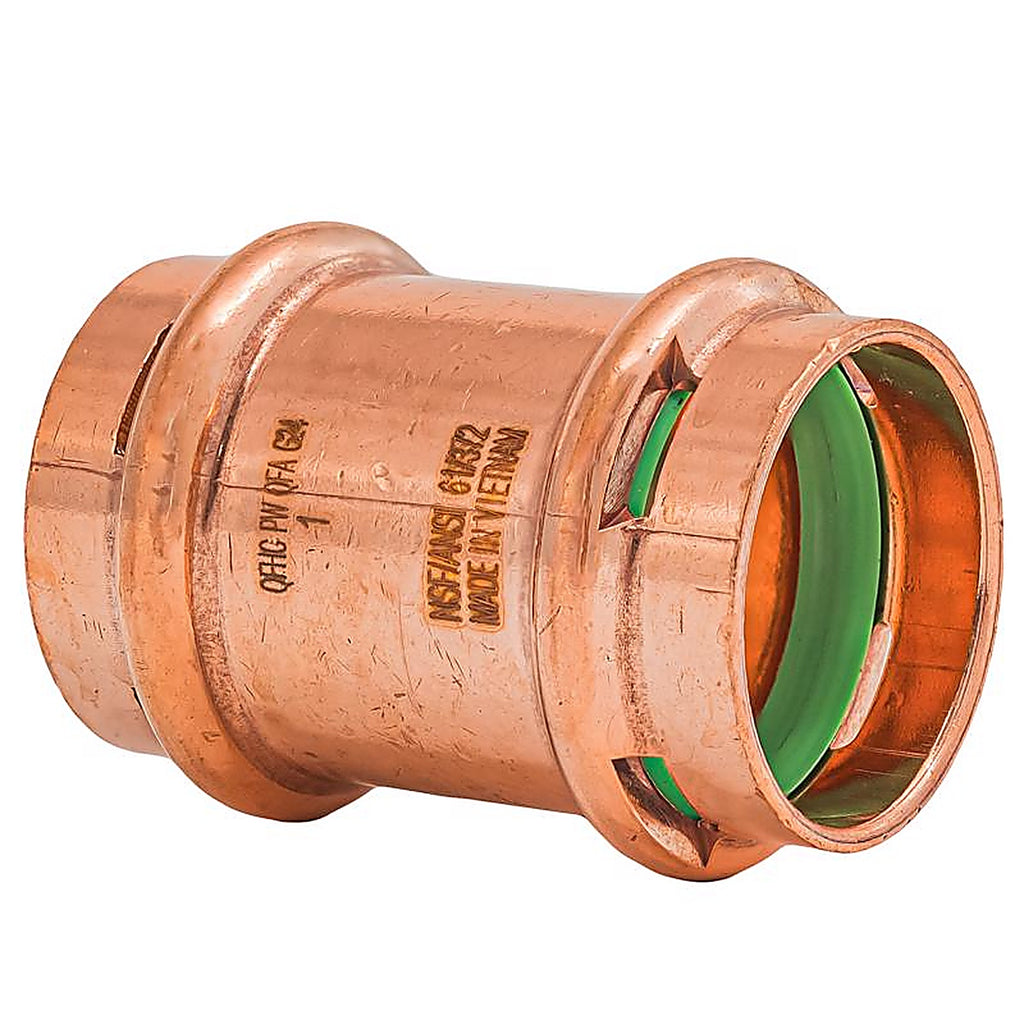 QuickFitting - SPWC33NSR - 1 In. Press In. Press In. Copper Coupling Without Stop