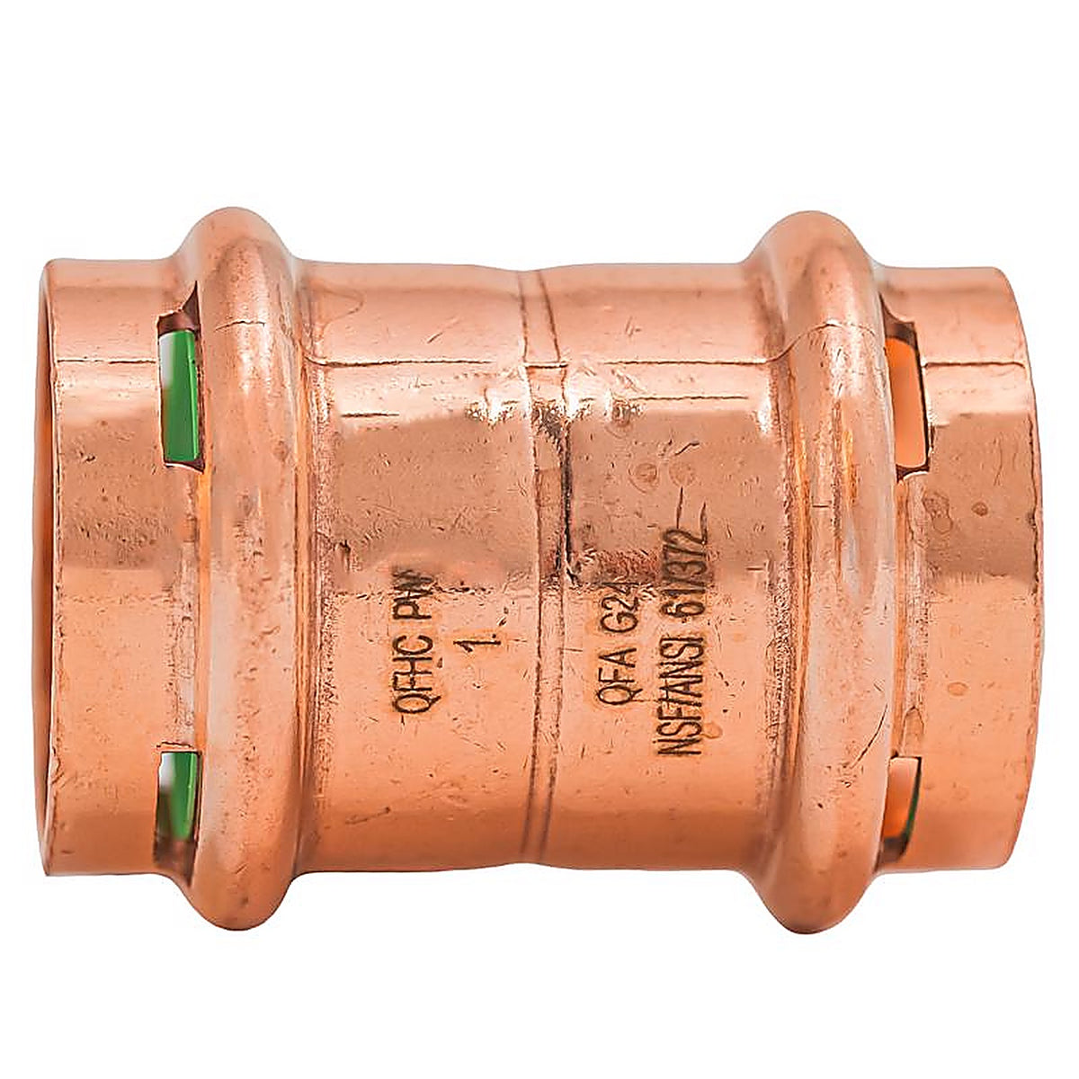 QuickFitting - SPWC33R - 1 In. Press In. Press In. Copper Coupling with Stop