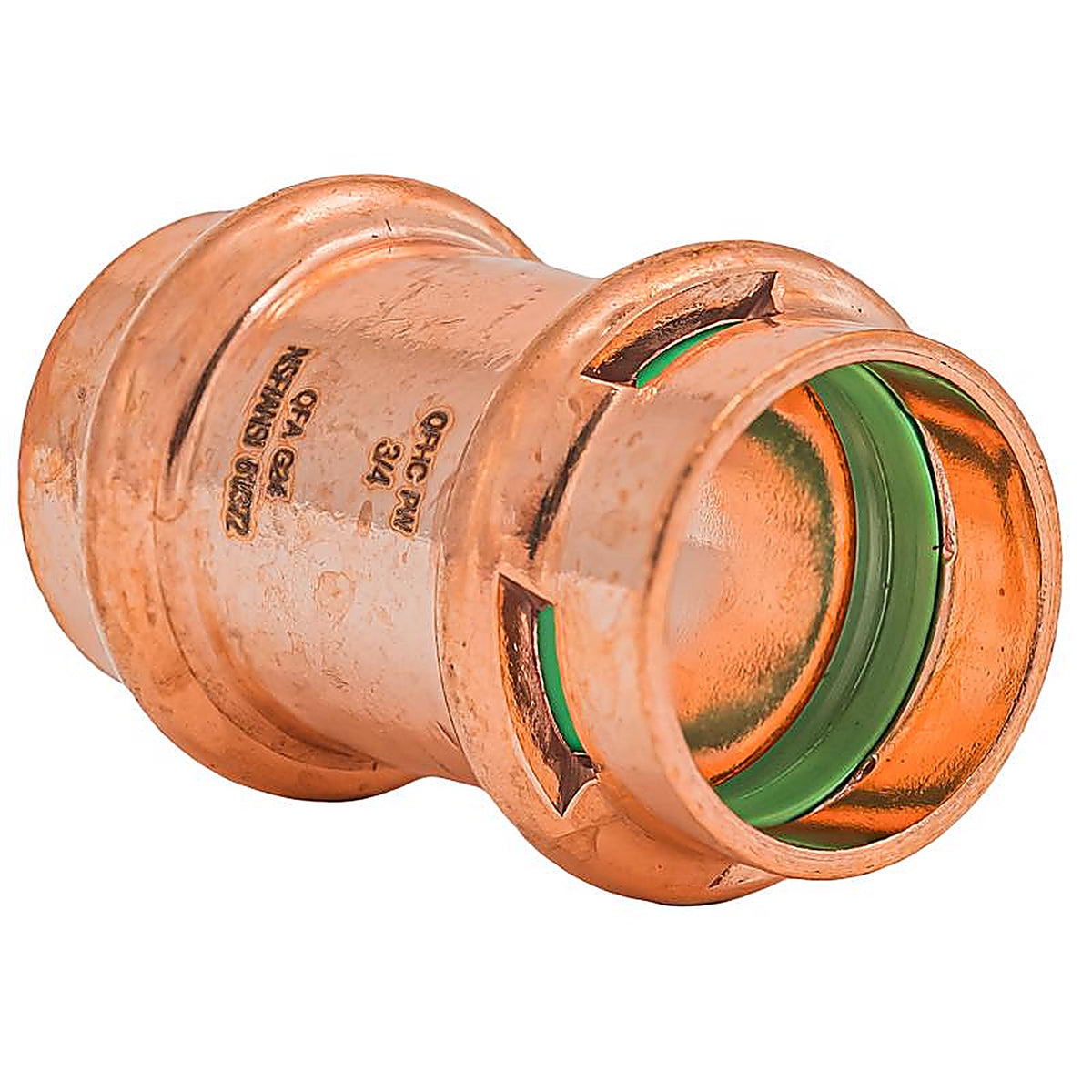 QuickFitting - SPWC22NSR - 3/4 In. Press In. Press In. Copper Coupling Without Stop