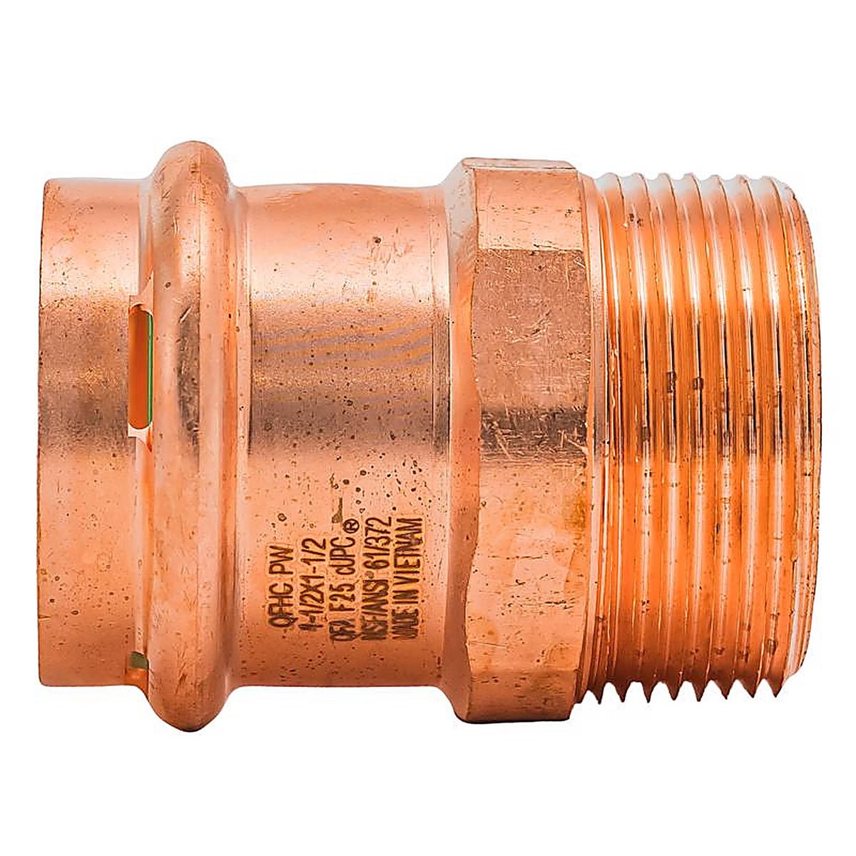 QuickFitting - SPWM55R - 1-1/2 In. Press In. Mnpt In. Copper Adapter
