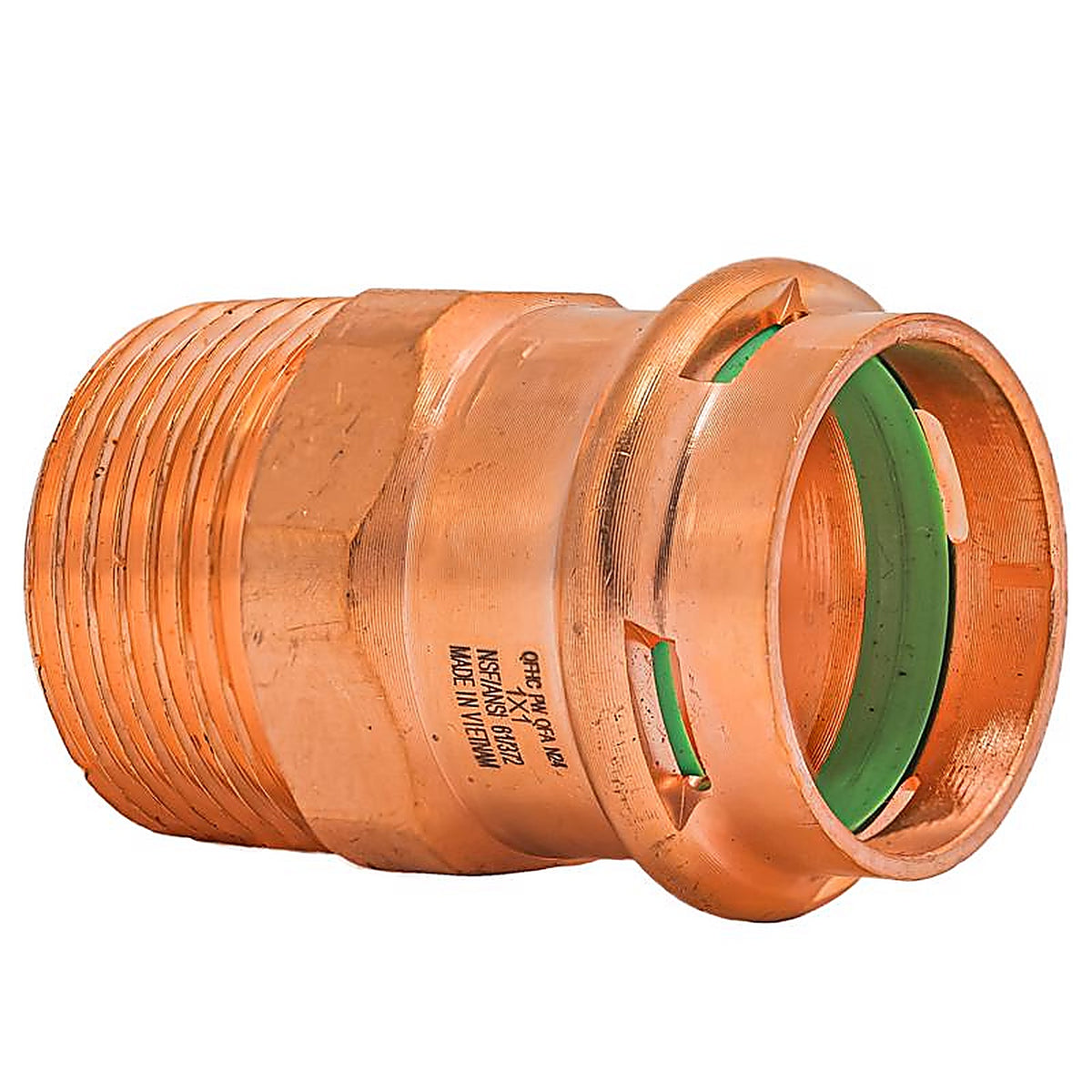 QuickFitting - SPWM33R - 1 In. Press In. Mnpt In. Copper Adapter