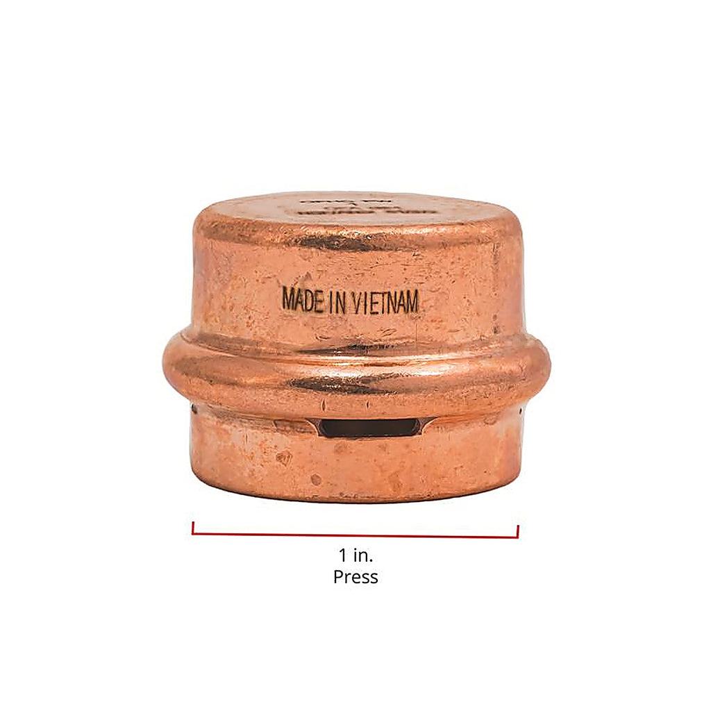QuickFitting - SPWEC3R - 1 In. Press In. Press In. Copper Cap