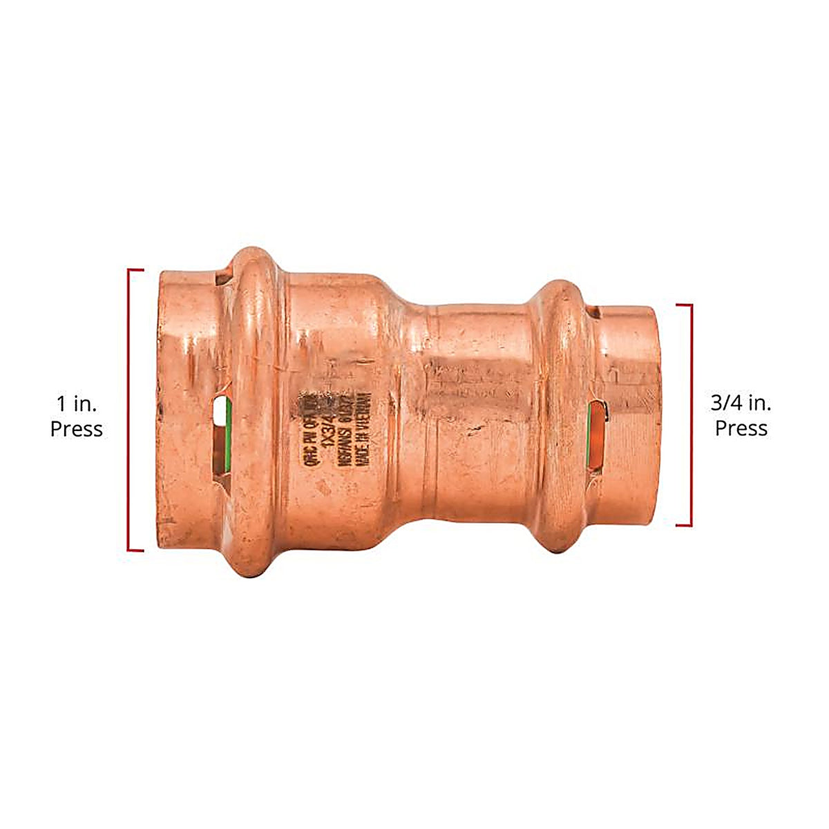 QuickFitting - SPWRC32R - 1 In. Press In. Press In. Copper Reducing Coupling