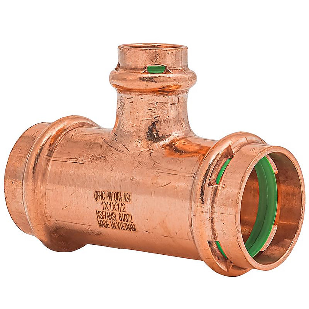 QuickFitting - SPWT331R - 1 In. Press In. Press In. Copper Tee