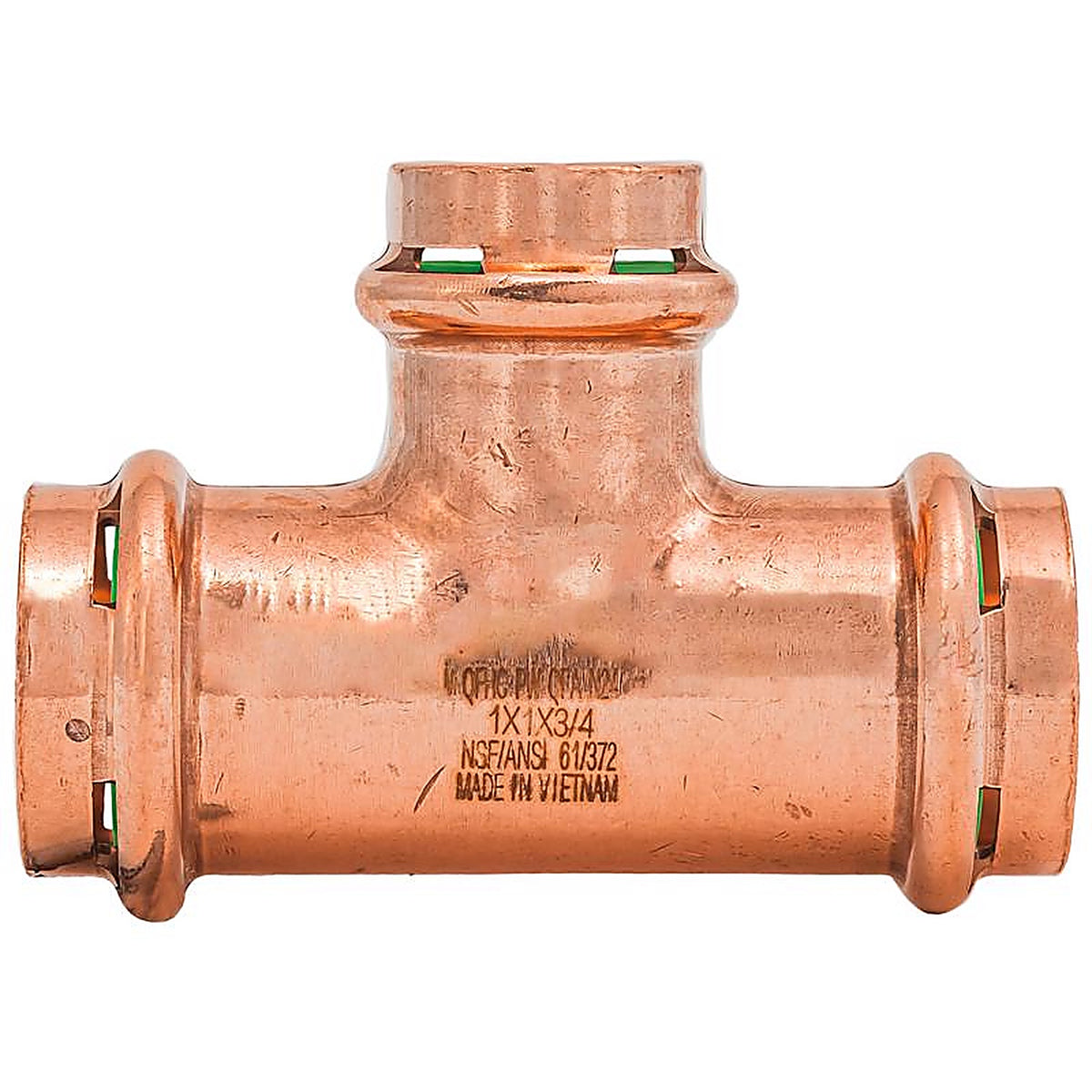 QuickFitting - SPWT332R - 1 In. Press In. Press In. Copper Tee