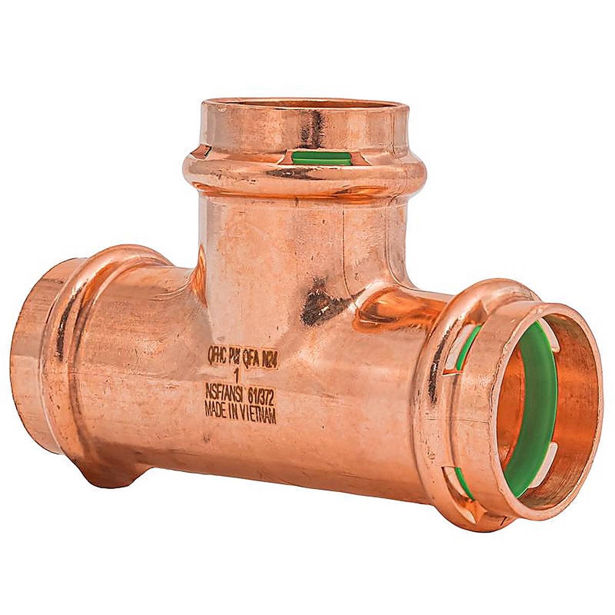 QuickFitting - SPWT333R - 1 In. Press In. Press In. Copper Tee