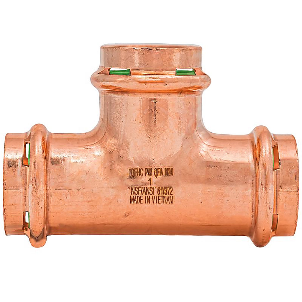 QuickFitting - SPWT333R - 1 In. Press In. Press In. Copper Tee