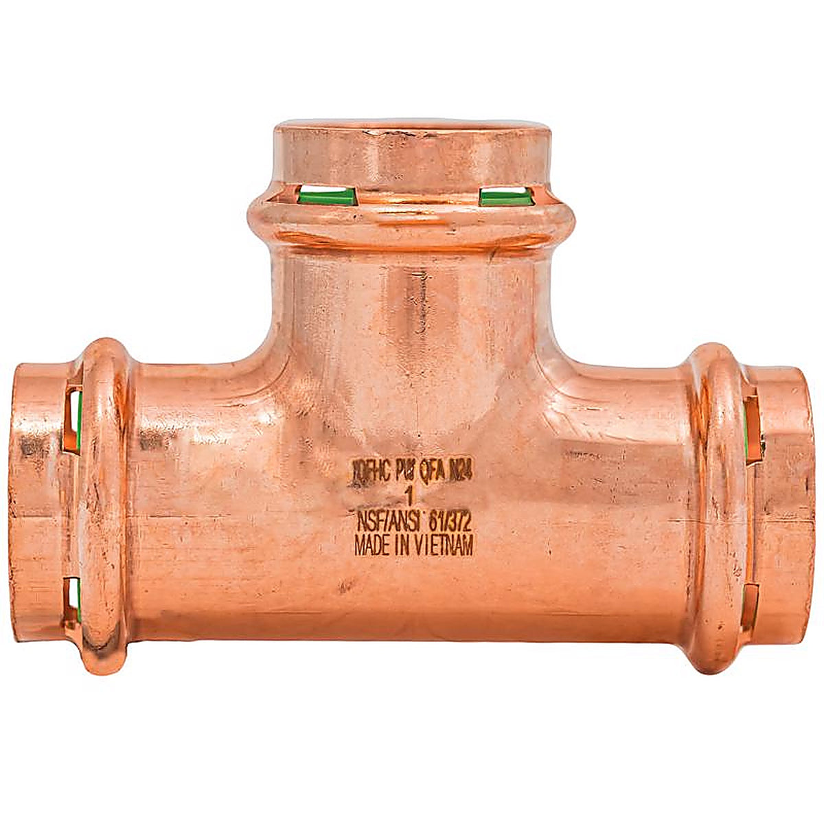 QuickFitting - SPWT333R - 1 In. Press In. Press In. Copper Tee