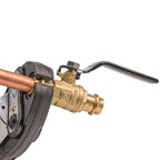 QuickFitting - SPBV11R - 1/2 In. Brass Press Ball Valve