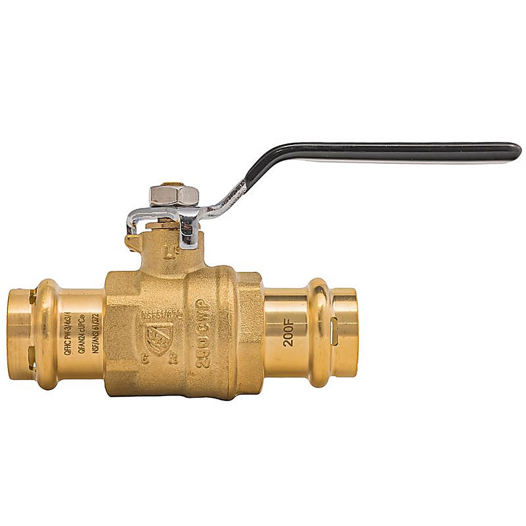 QuickFitting - SPBV22R - 3/4 In. Brass Press Ball Valve