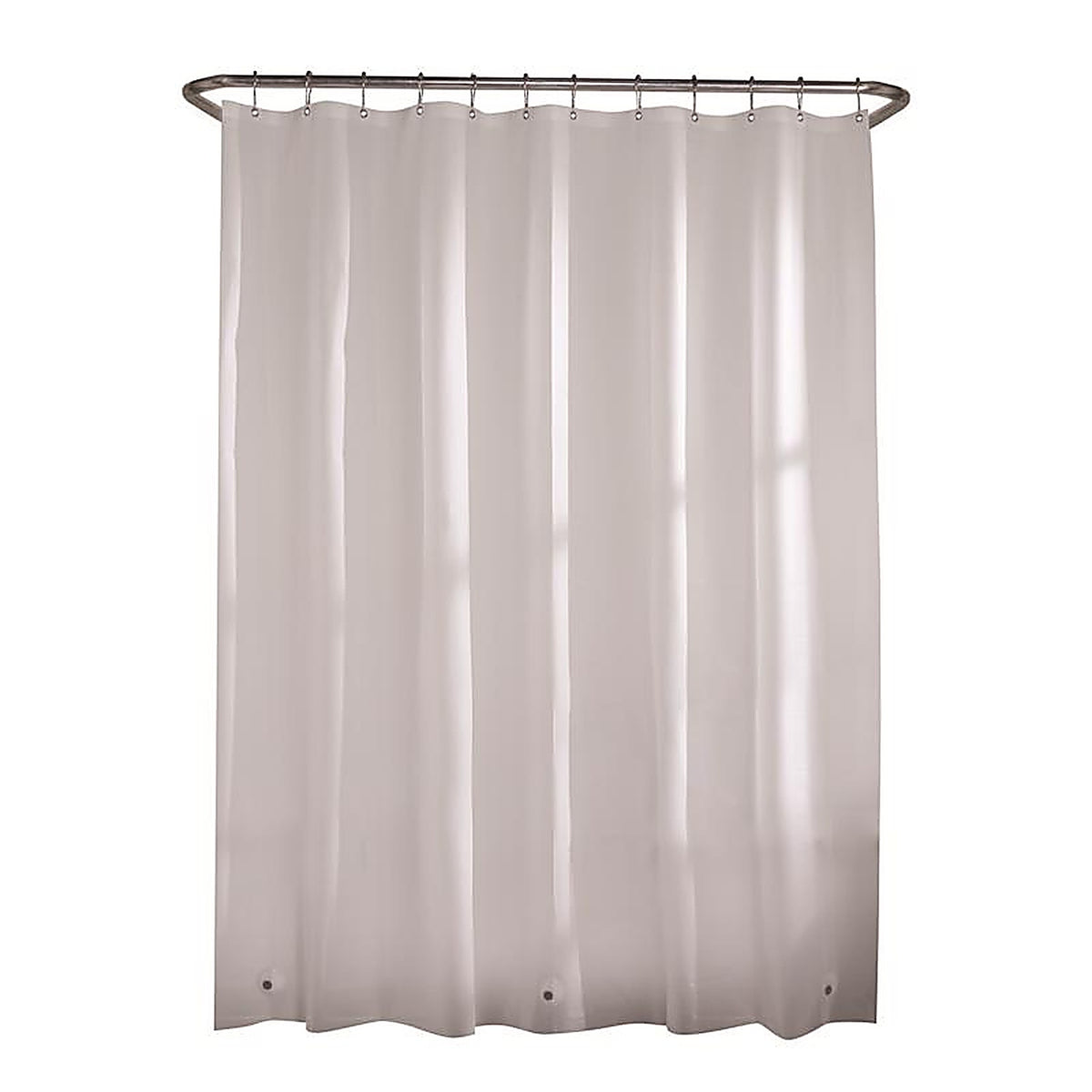 Zenna Home - LPOHFRL - 78 In. H X 70 In. W Frosted Shower Curtain Liner Peva
