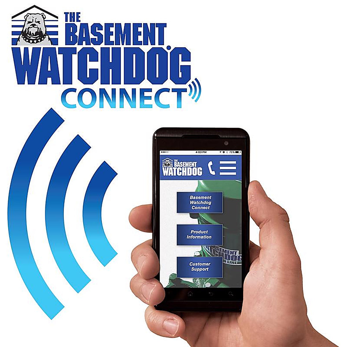 The Basement Watchdog - BWSP - 1/3 HP 2,600 GPH Thermoplastic Dual Reed Switch Battery Backup Sump Pump