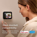 Honeywell - X8VMC8B/W - Home X8s Built in Wifi Heating and Cooling Touch Screen Smart-Enabled Programmable Thermos