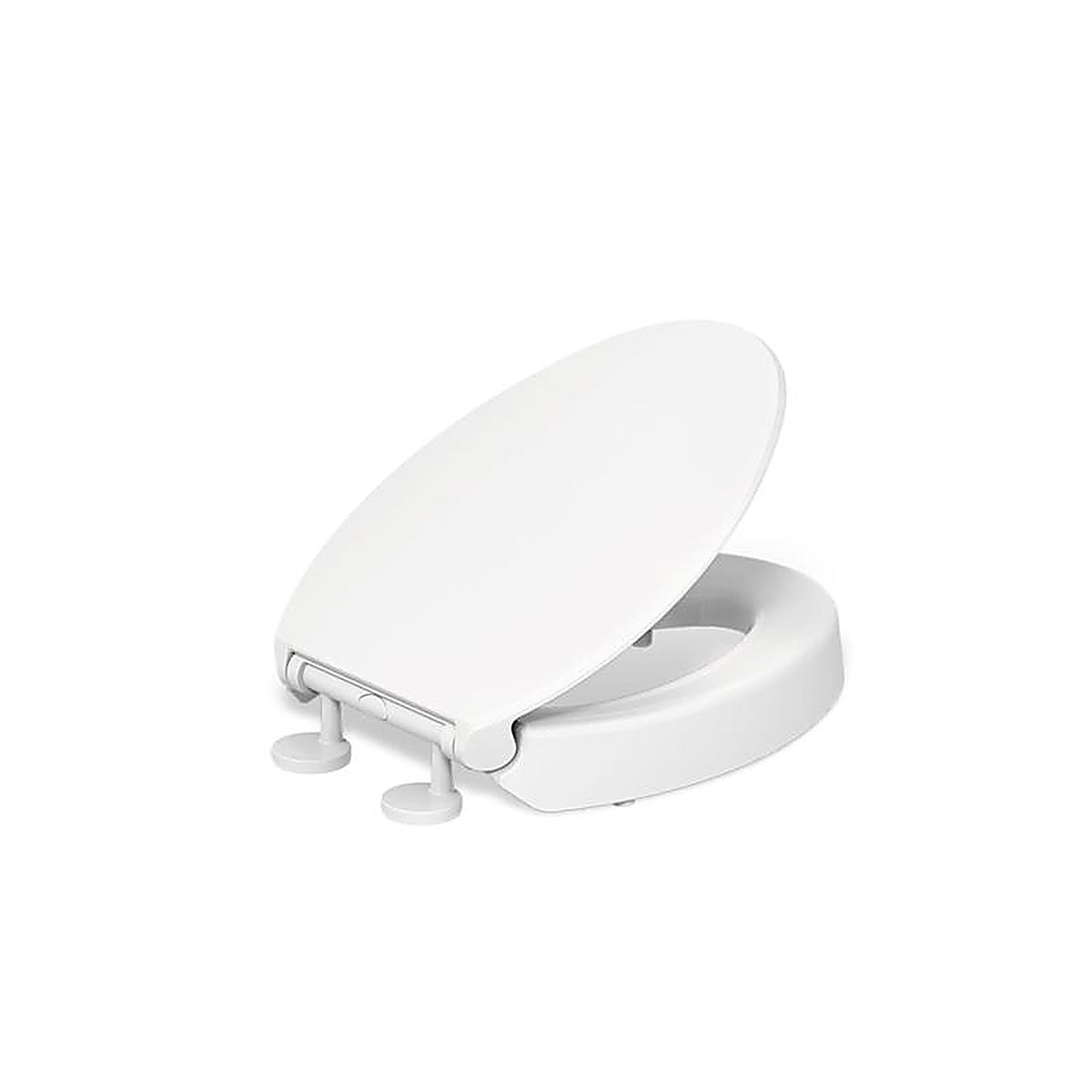 Kohler - 25875-0 - Hyten Slow Close Elongated White Plastic Toilet Seat