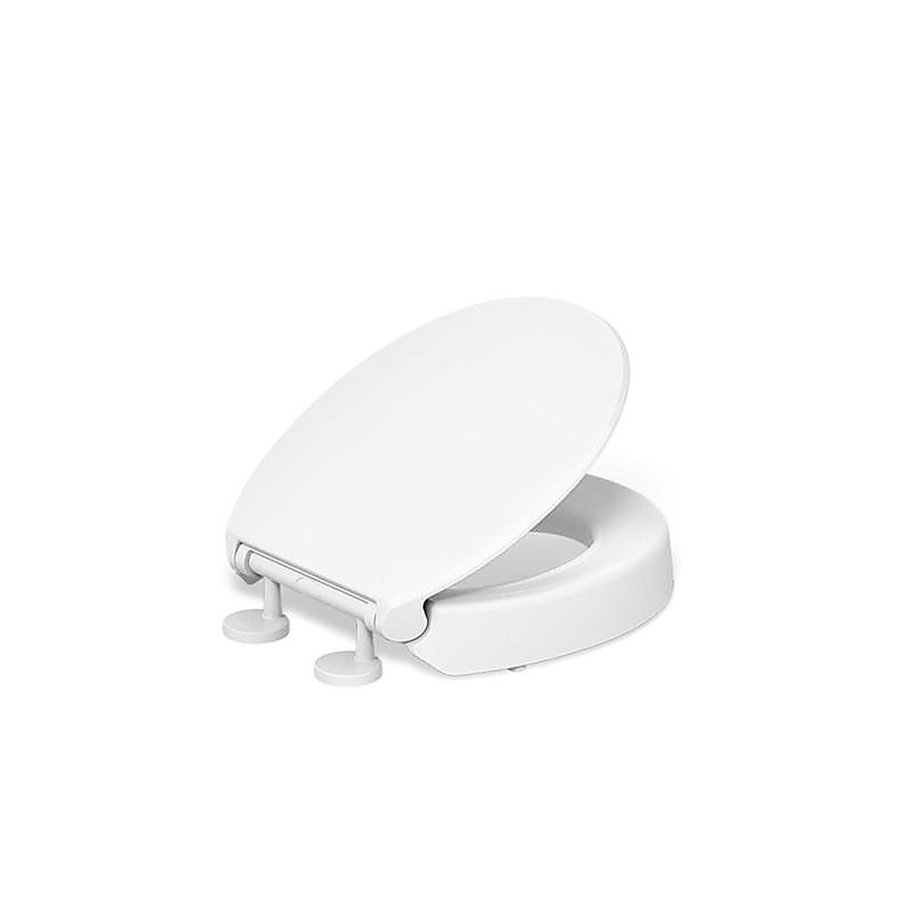 Kohler - 25876-0 - Hyten Slow Close Round White Plastic Toilet Seat