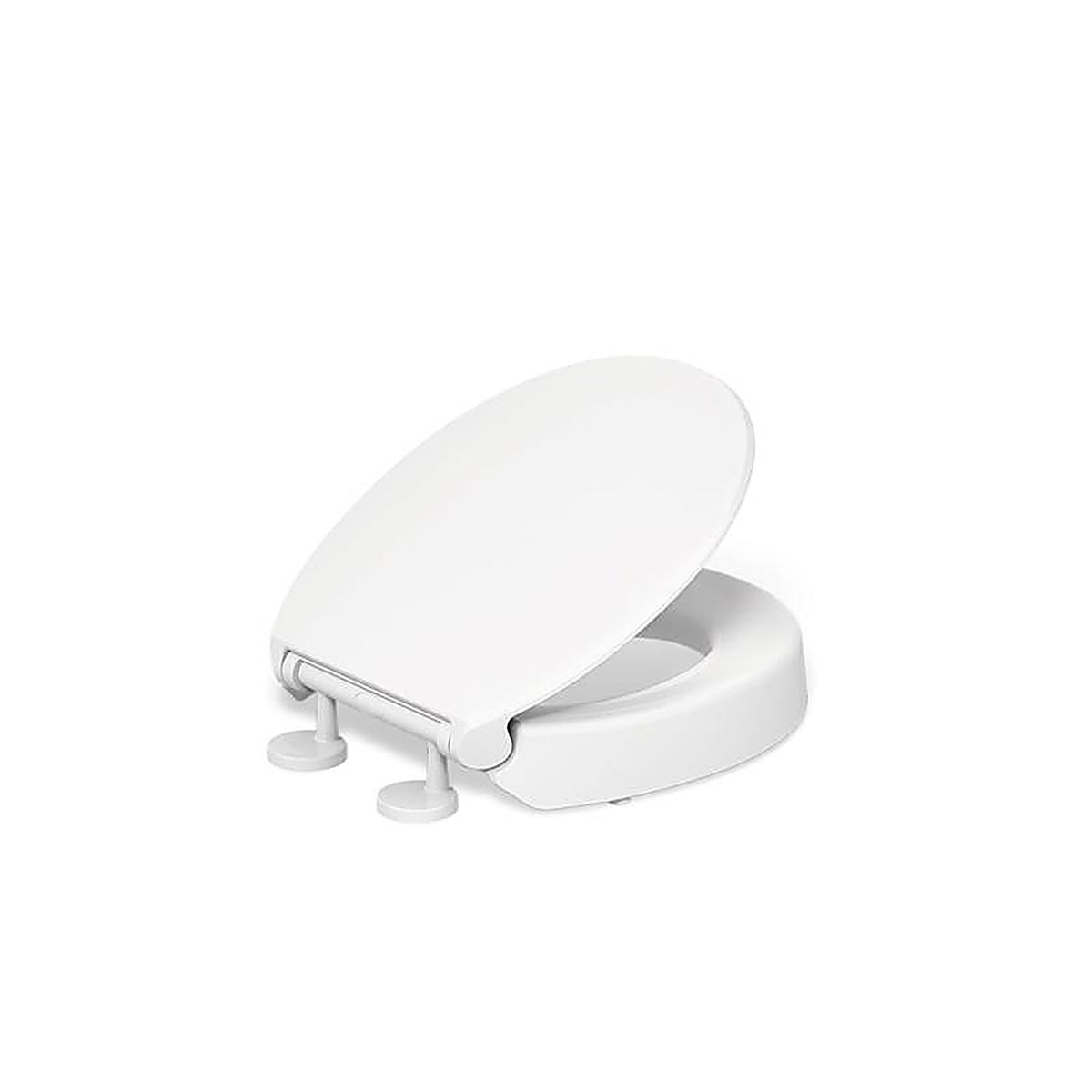 Kohler - 25876-0 - Hyten Slow Close Round White Plastic Toilet Seat