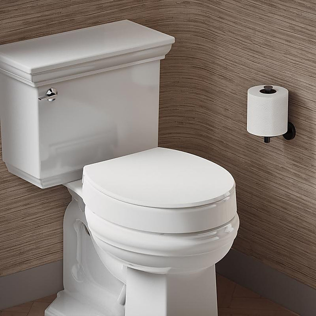 Kohler - 25876-0 - Hyten Slow Close Round White Plastic Toilet Seat