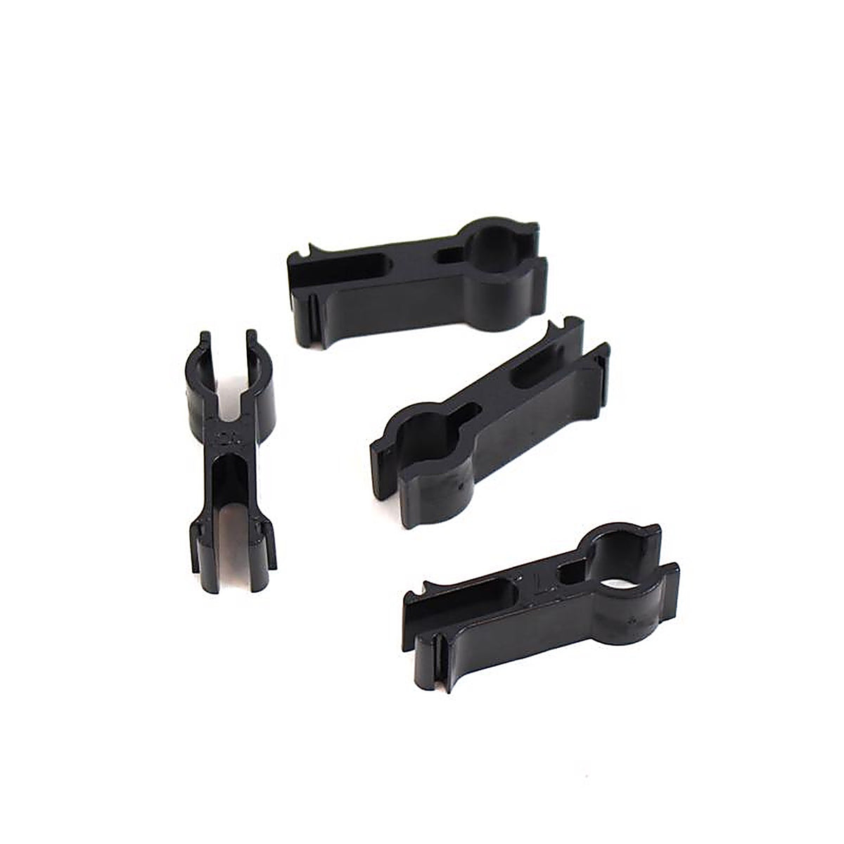 Dial Manufacturing - 4633 - Black Plastic Tube Retainer Clip