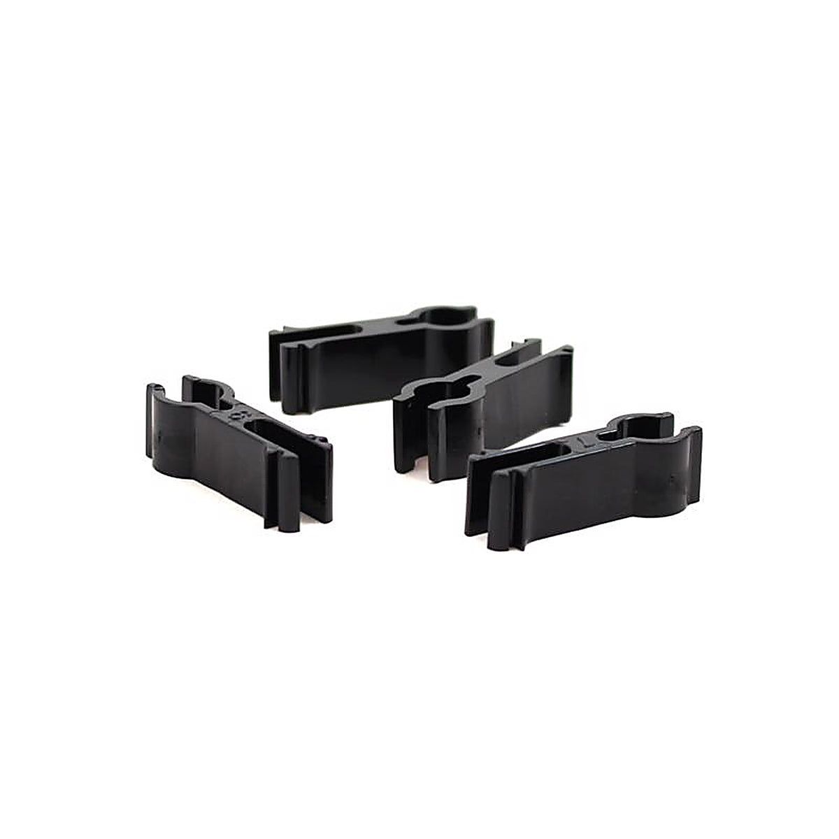 Dial Manufacturing - 4633 - Black Plastic Tube Retainer Clip