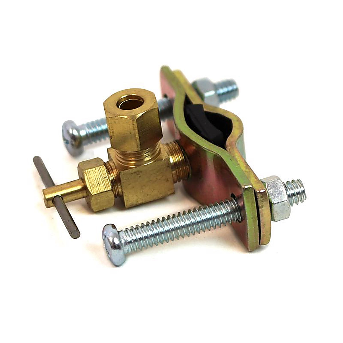 Dial Manufacturing - 92685 - 2.5 In. H X 2.25 In. W X .75 In. D Brass Saddle Valve