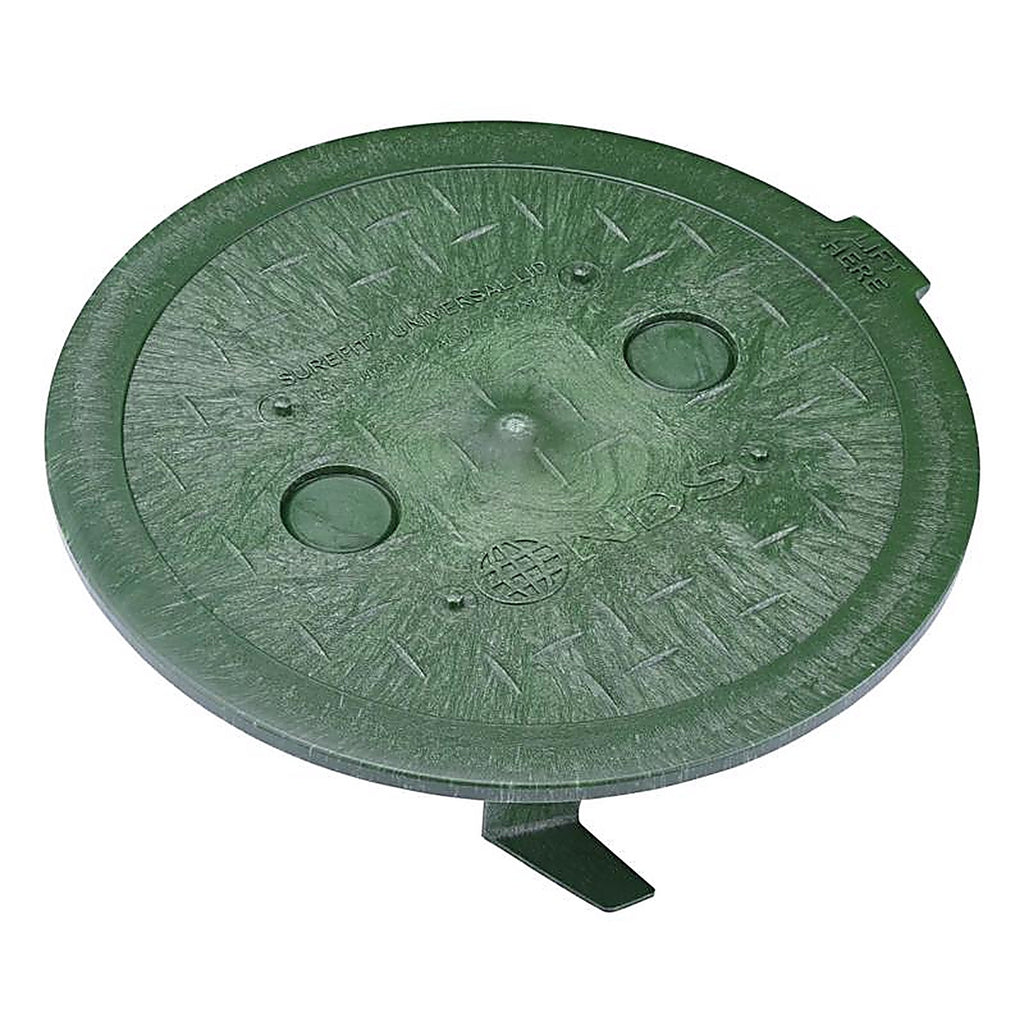 NDS - 6RND-UC - Surefit 6 In. W X 2 In. H Round Valve Box Cover Green