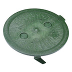 NDS - 6RND-UC - Surefit 6 In. W X 2 In. H Round Valve Box Cover Green