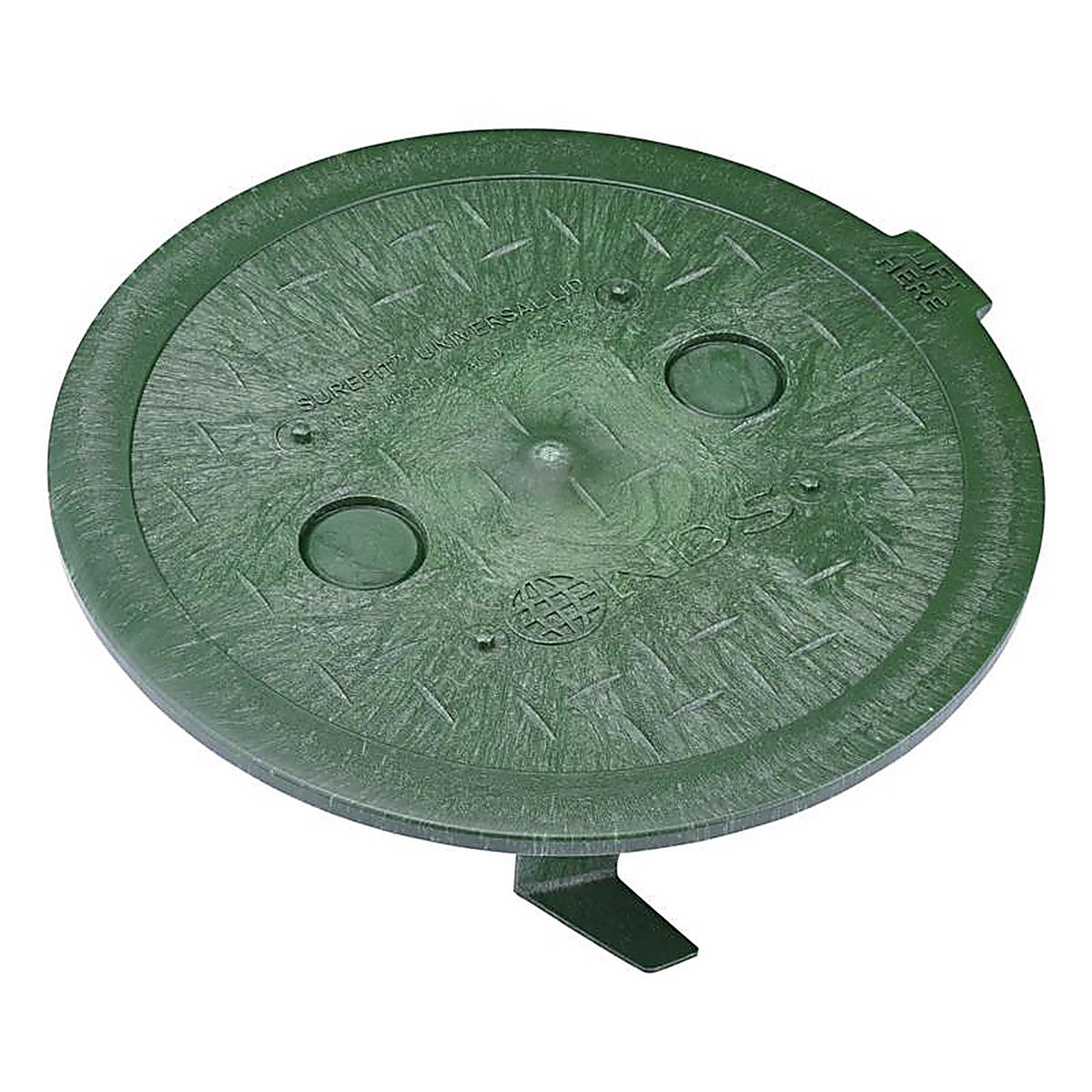 NDS - 6RND-UC - Surefit 6 In. W X 2 In. H Round Valve Box Cover Green