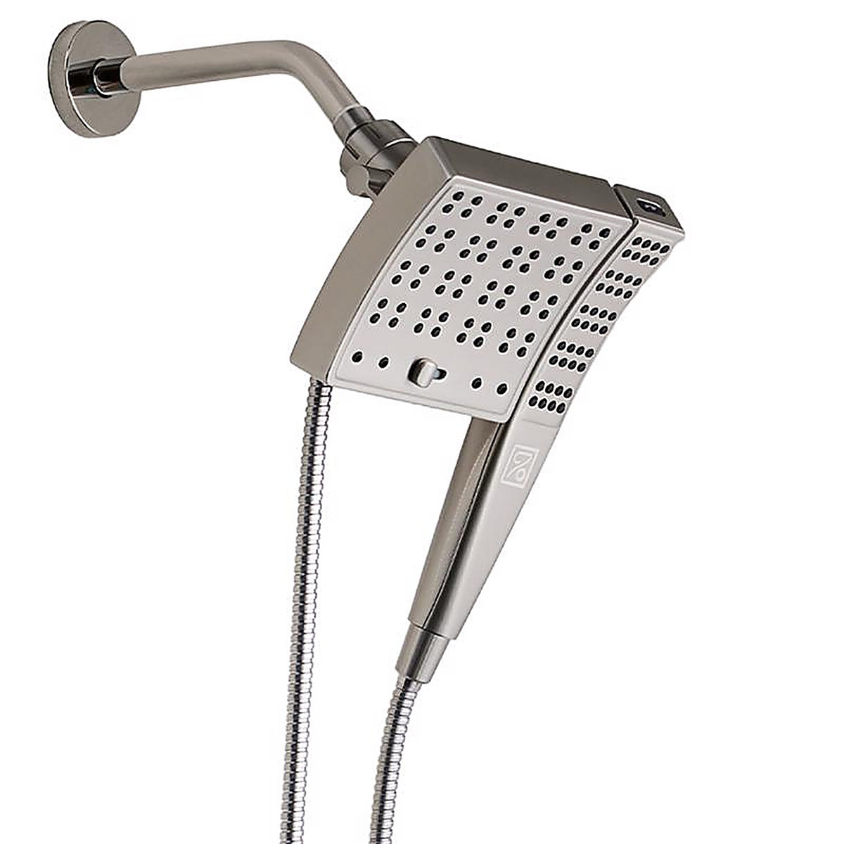 Seventy - 12162 - Danco Seventy Brushed Nickel 3 Settings Showerhead Combo 1.8 GPM