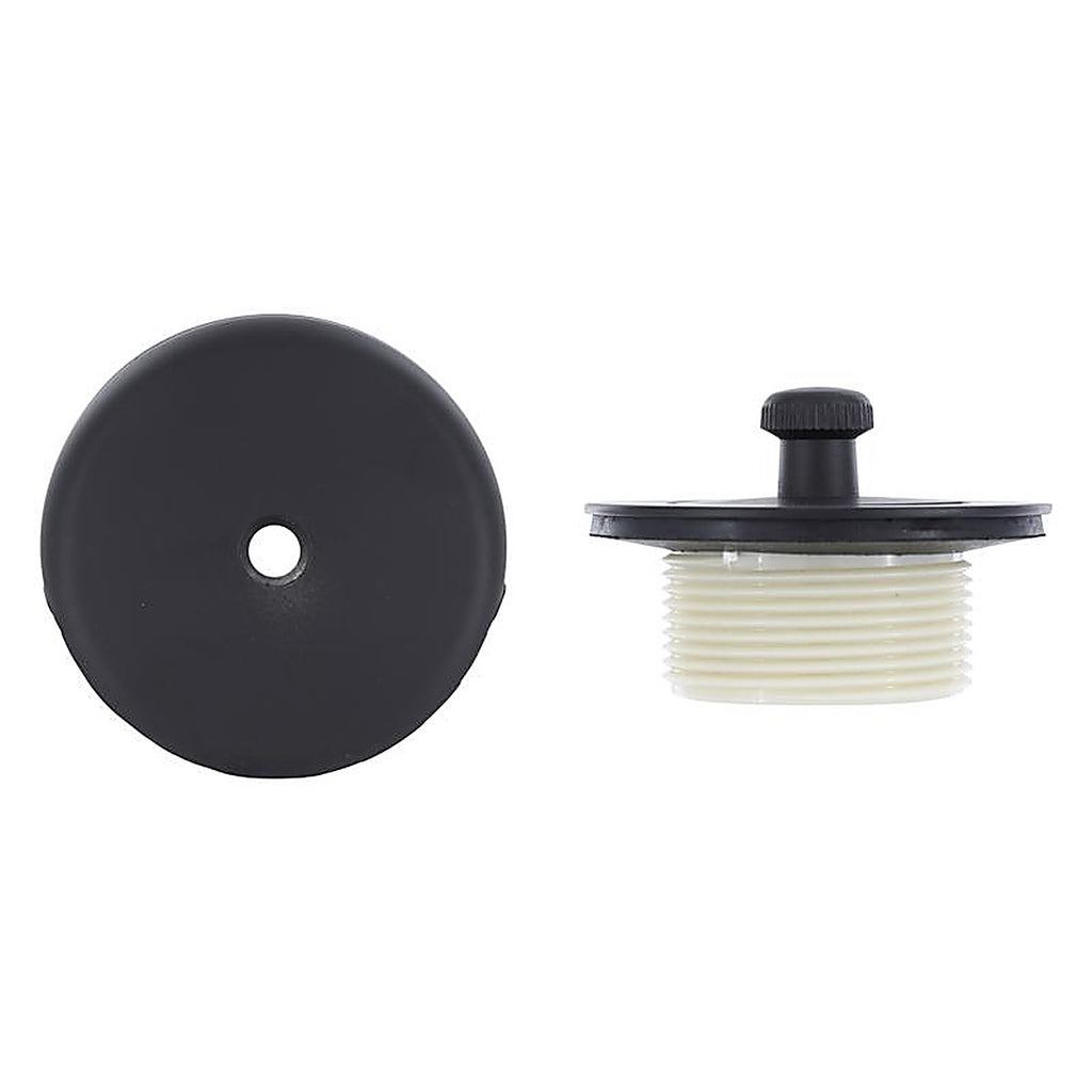 Danco - 12102 - 2-3/4 In. Matte Black Round Metal Lift and Turn Tub Drain Trim Kit