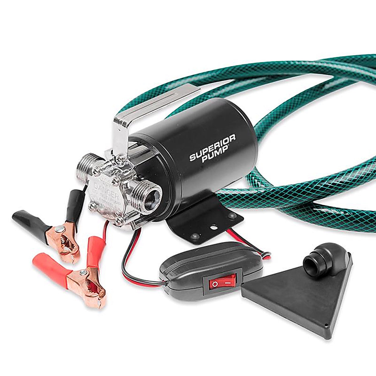 Superior Pump - 90045 - 1/10 HP 5.5 GPM Steel Switchless Switch DC Transfer Pump