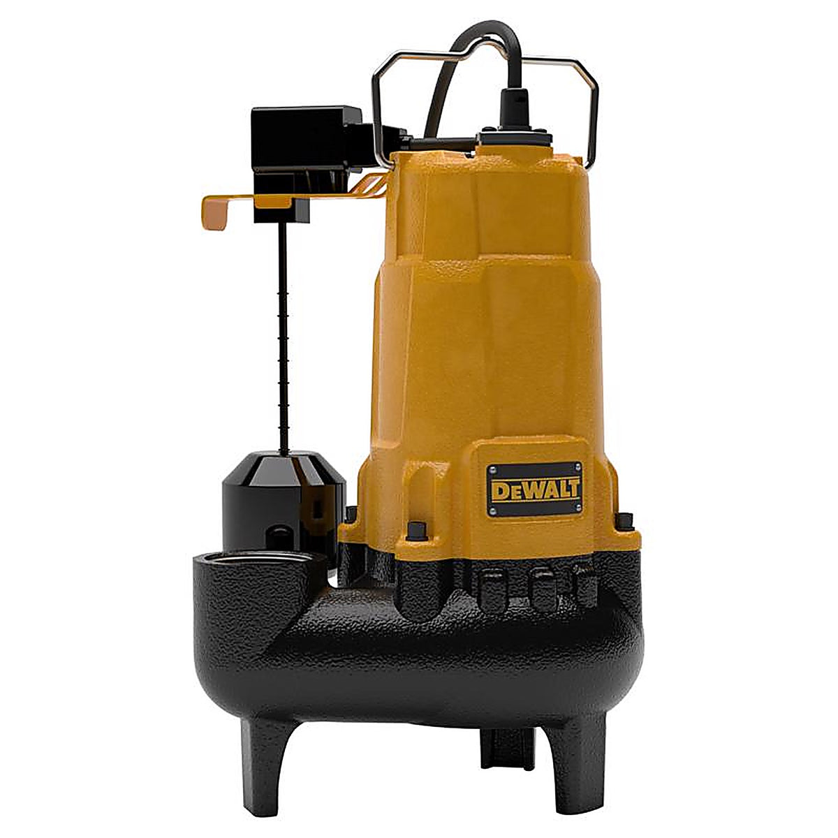 DeWalt - DXWP63755 - 3/4 HP 6500 GPH Cast Iron Tethered Float Switch Sewage Pump