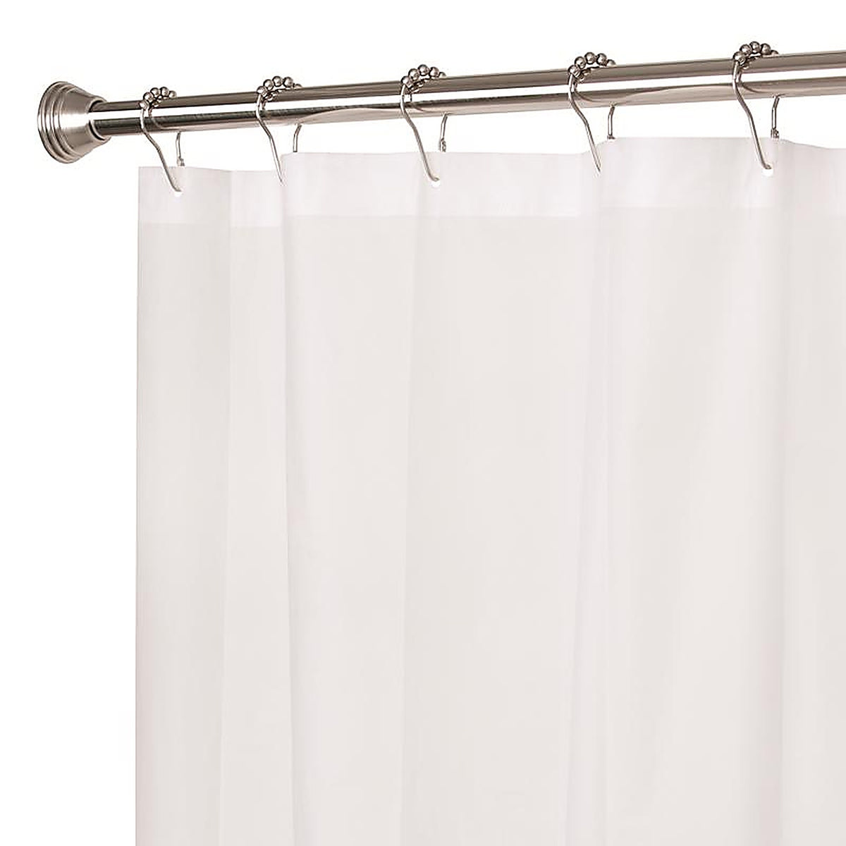 Zenna Home - LPRLFRL - 72 In. H Frosted Shower Curtain Liner Peva