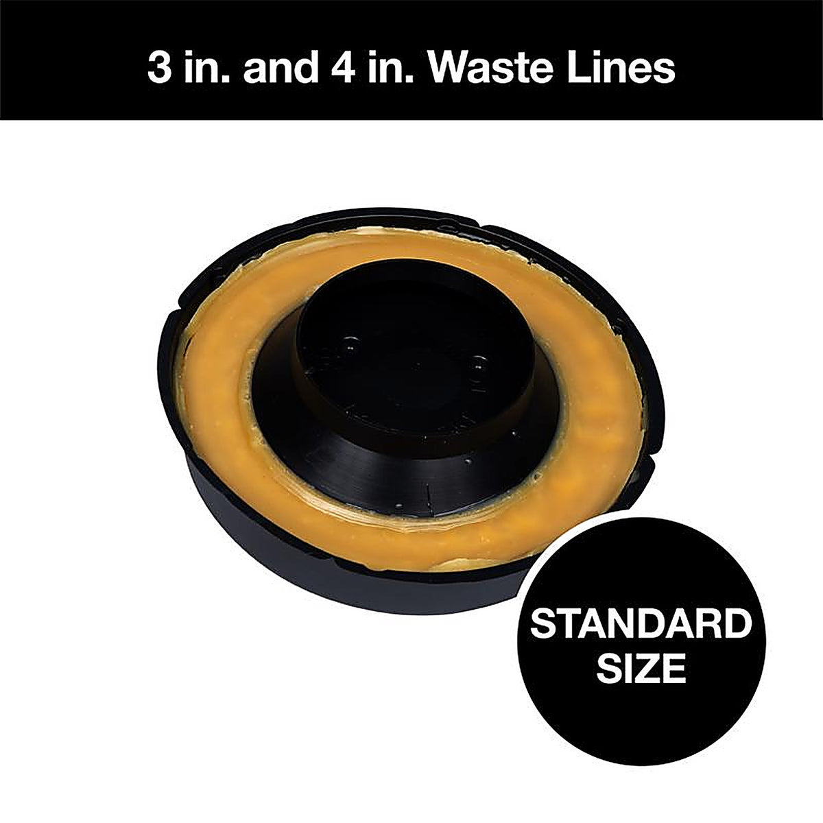 Harvey - 1003 - Wax Ring with Flange Petroleum Wax for Universal