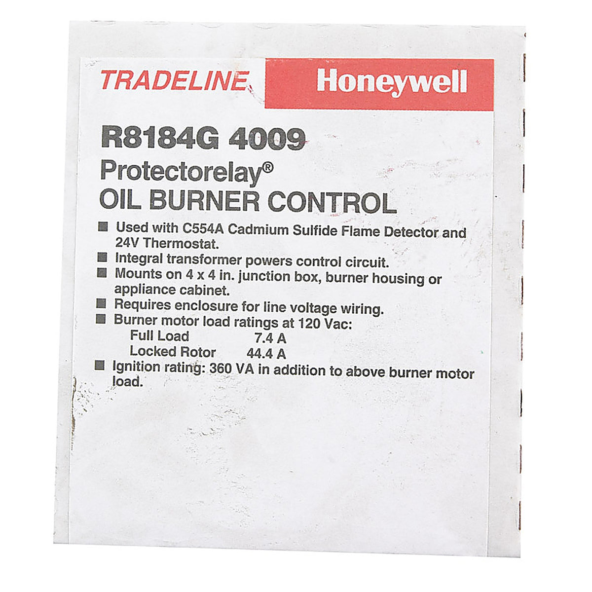 Honeywell - R8184G4009 - Home 120 Oil Burner Control