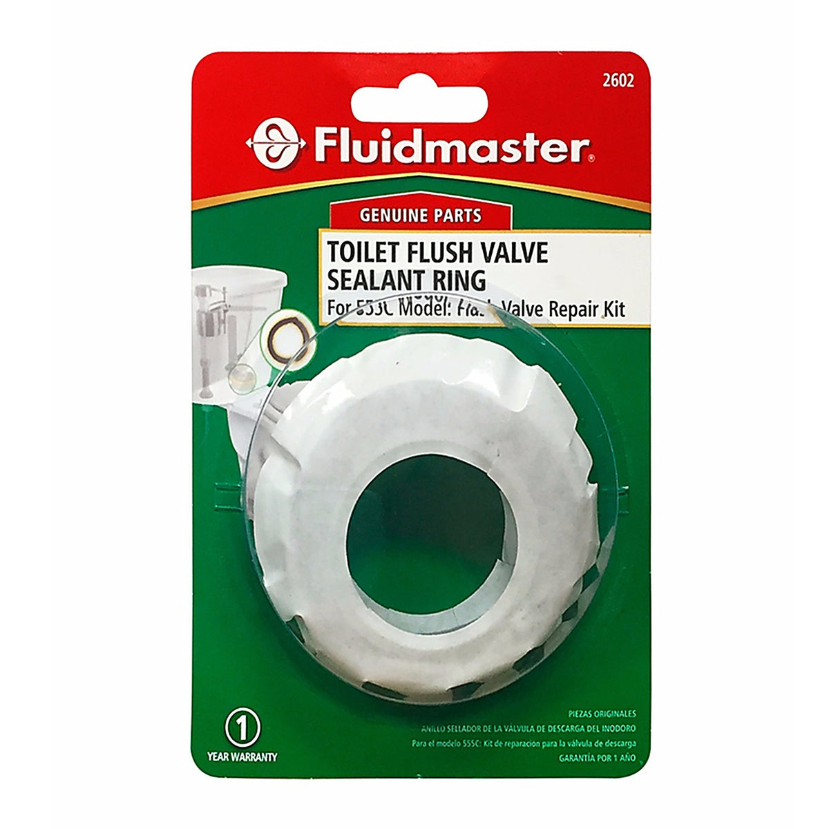 Fluidmaster - 2602 - Valve Sealant Ring White
