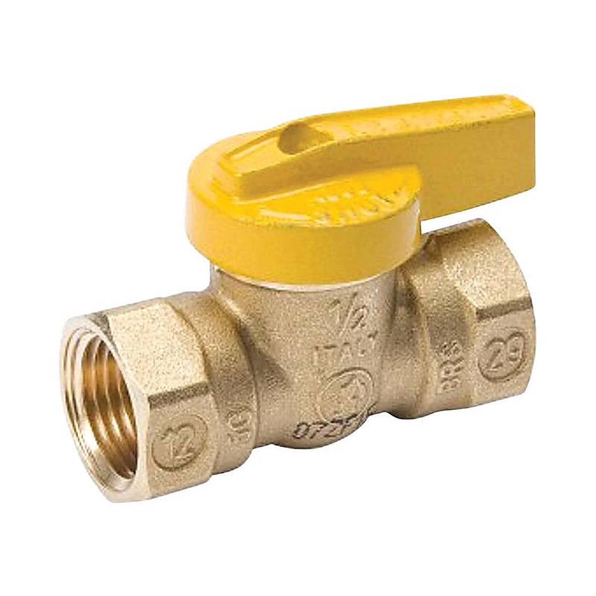 Homewerks VGV1LHB3 1/2 in. Brass FIP Gas Ball Valve