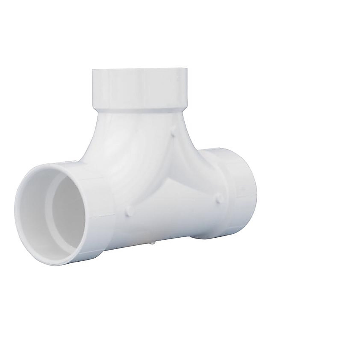 Charlotte Pipe - PVC004480600HA - 3 In. Hub X 3 In. D Hub PVC Cleanout Tee 1 Pack