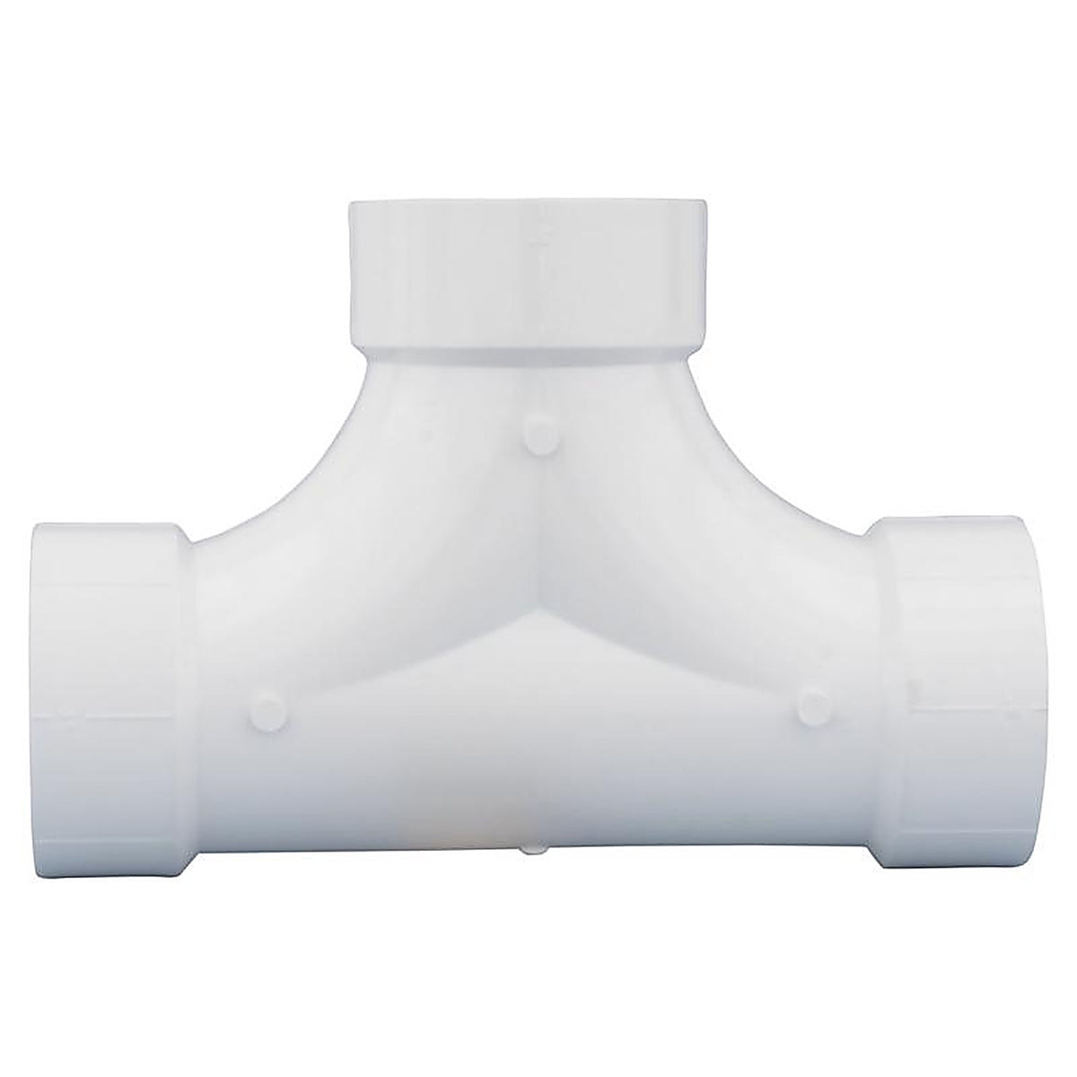 Charlotte Pipe - PVC004480600HA - 3 In. Hub X 3 In. D Hub PVC Cleanout Tee 1 Pack