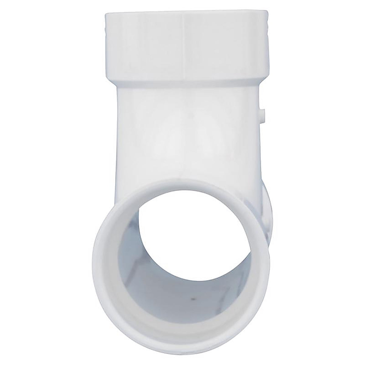 Charlotte Pipe PVC004480800 4 in. Hub x 4 in. Dia. Hub PVC 2-Way Cleanout Tee
