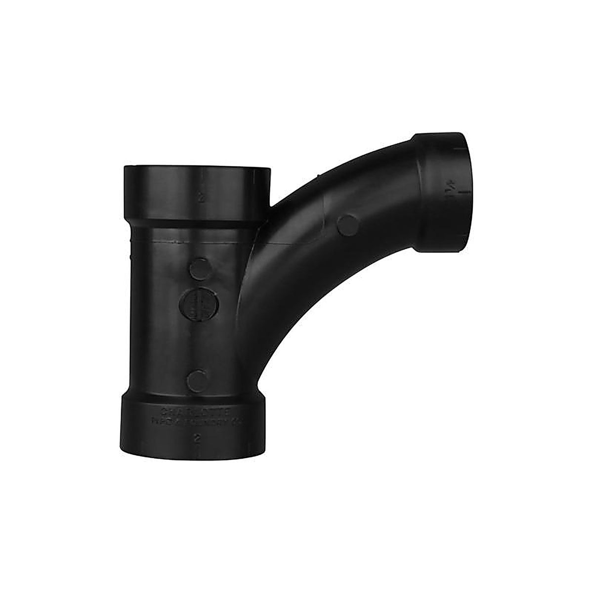 Charlotte Pipe ABS005020800 2 in. Hub x 2 in. Dia. Hub ABS Wye