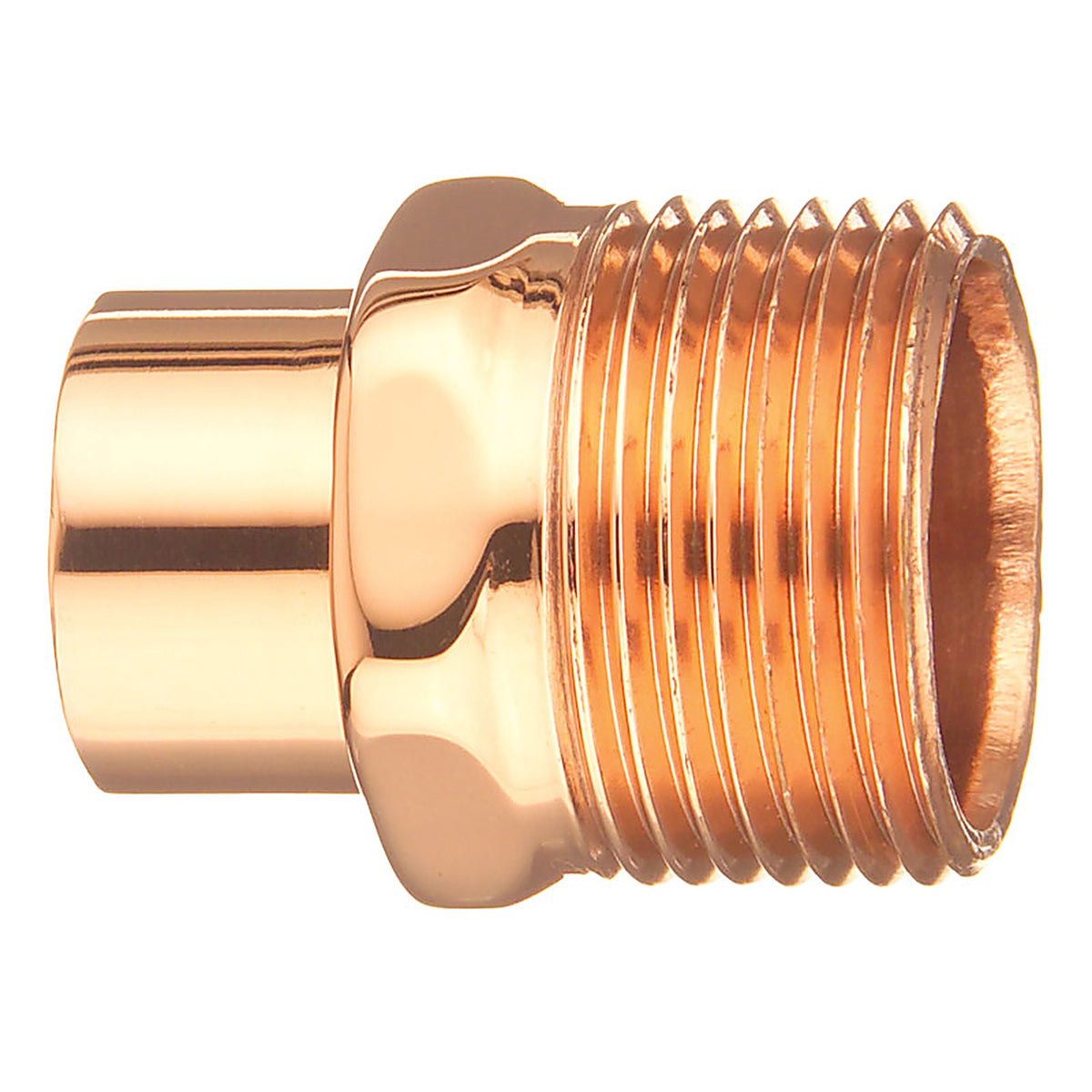 Nibco W01310D 1/2 in. Copper X 1/2 in. D MPT Copper Street Adapter 1 pk