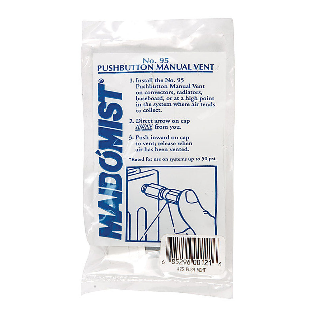 Maid O Mist - #95 - 1/8 In. NPT Brass Air Vent